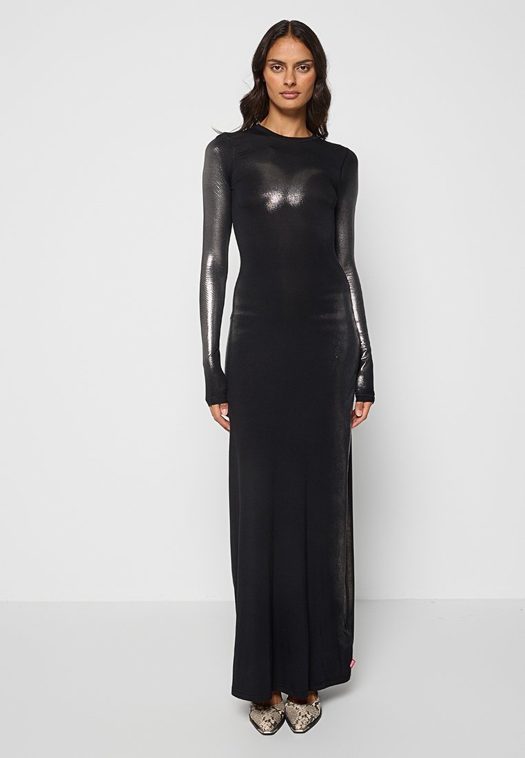 Diesel Maxi-jurk zwart