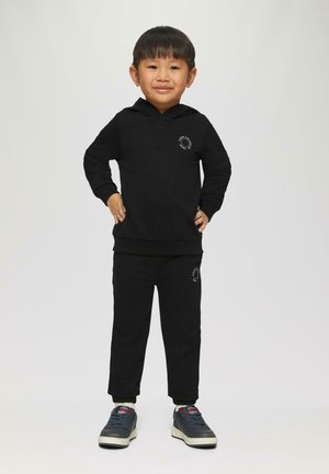 s.Oliver JOGGING MIT KLEINEM PRINT DETAIL - Jogginghose - schwarz