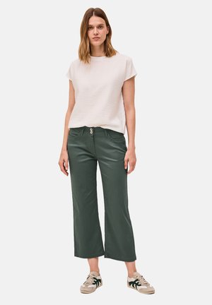 7/8 WIDE LEG - Flared-farkut - grün