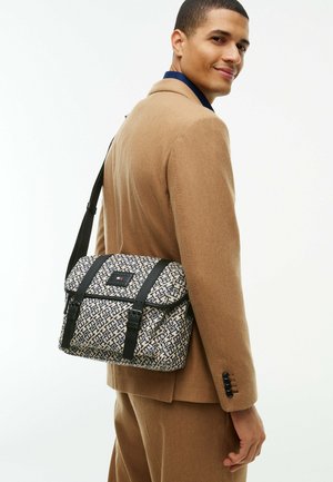 Tommy Hilfiger, TOMMY HILFIGER TH MONOGRAM JACQUARD CROSSBODY MESSENGER BAG - Borsa a tracolla - jacquard