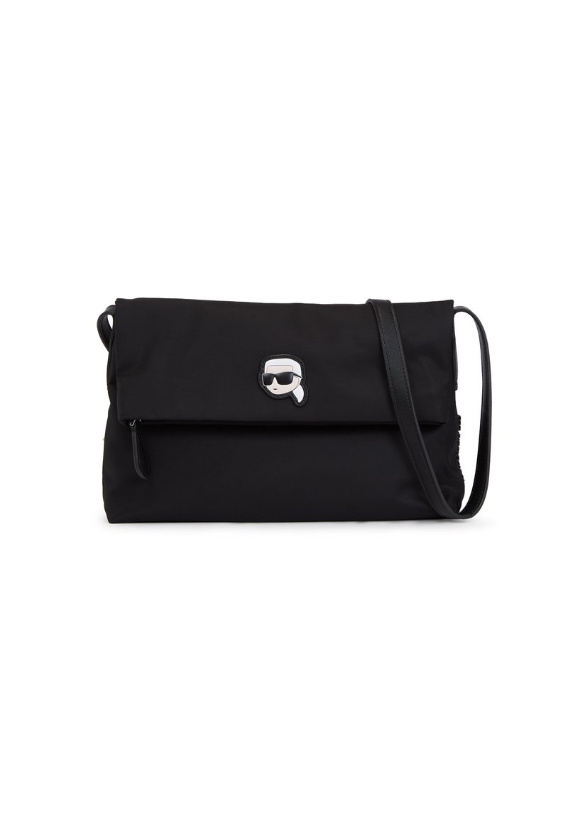 KARL LAGERFELD - IKONIK FOLDED - Umhängetasche - black, Vergrößern