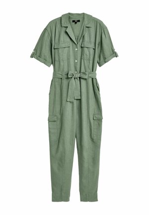 Next TALL REGULAR FIT - Lühikeste varrukatega bodi - khaki green