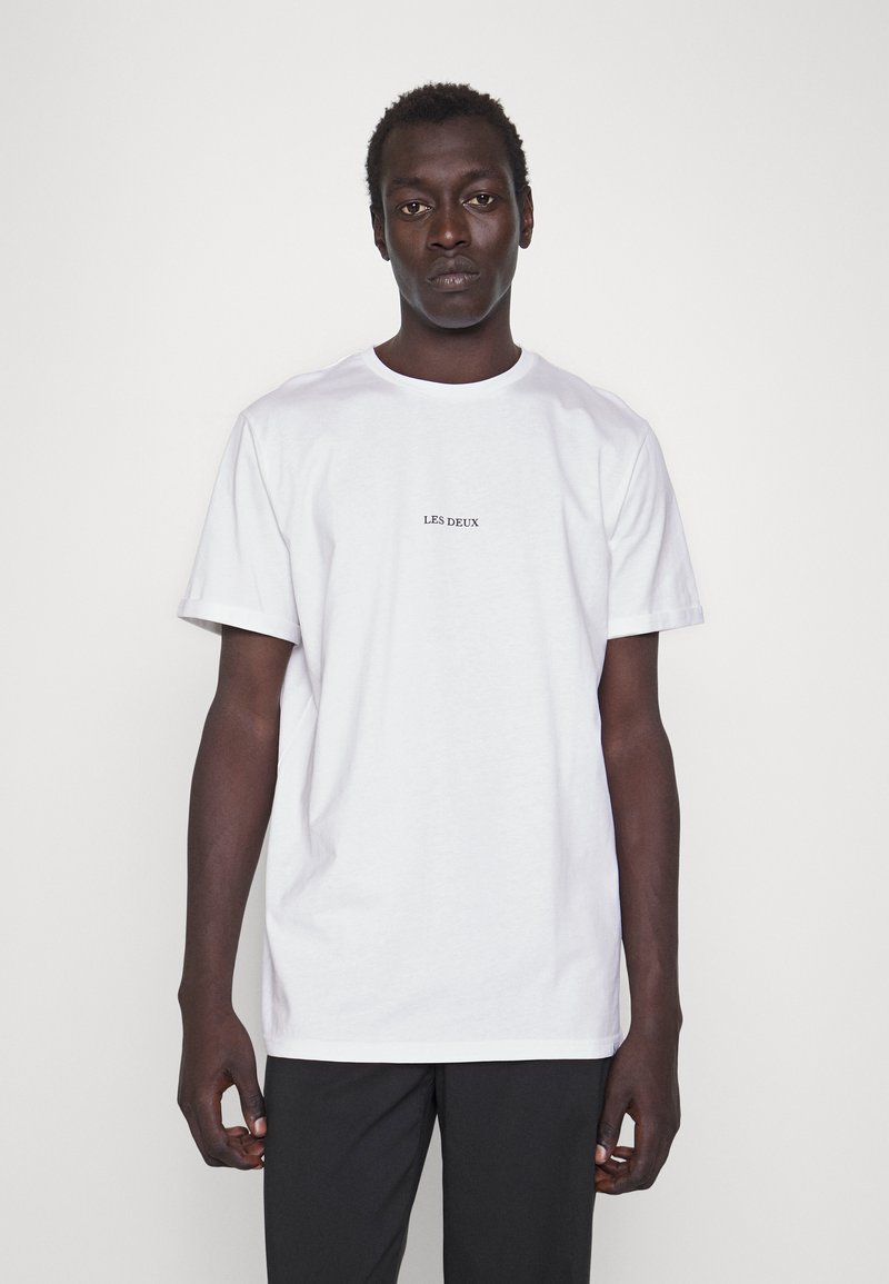 Les Deux - LENS - Basic T-shirt - white/black, Enlarge