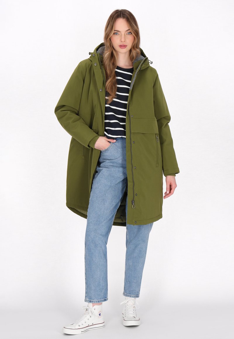 Parka Dreimaster Winterjacke Bordeaux Dreimaster Coat Dreimaster