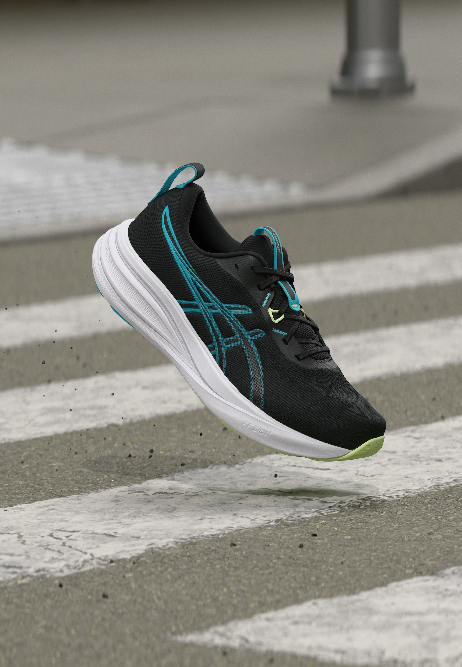 ASICS GEL PULSE 17 - Road running shoes - midnight/yamabuki/blue