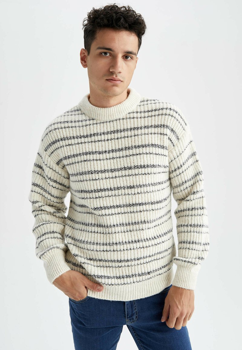 DeFacto Pullover ecru/beige ZALANDO.FR