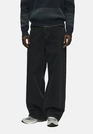 WOOD WOOD WW TYPE 3 DENIM LOOSE LEG - Jeans Relaxed Fit - black slate