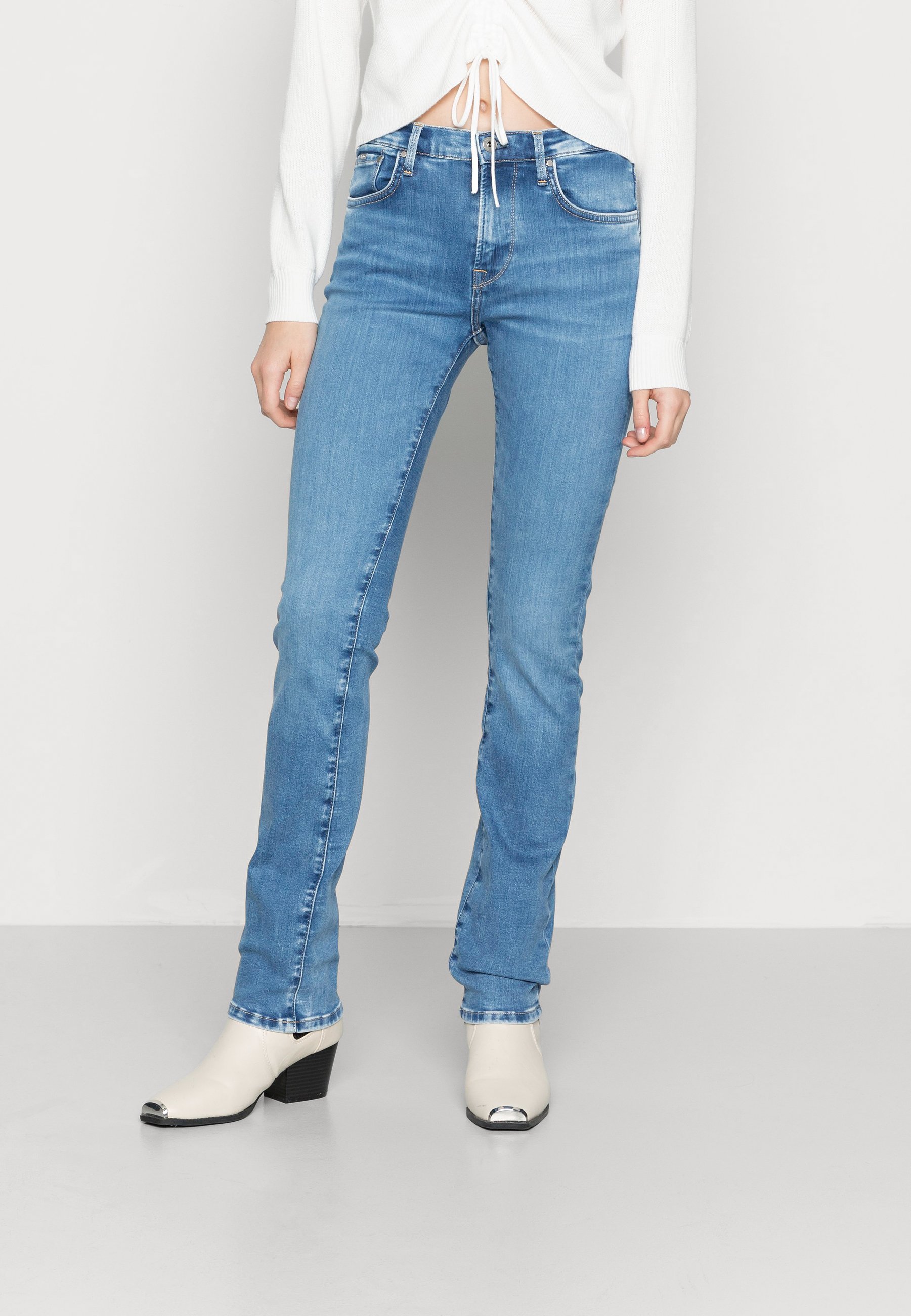 Pepe Jeans GRACE - Slim fit jeans - denim/light-blue denim - Zalando.ie