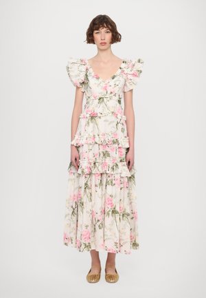 ROSE BACKLESS ANKLE GOWN - Gallakjole - moonshine/pink