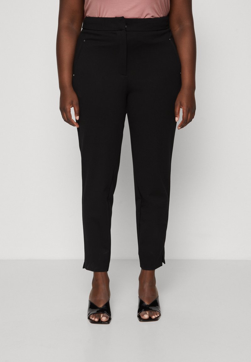 Anna Field Curvy - Trousers - black, Enlarge