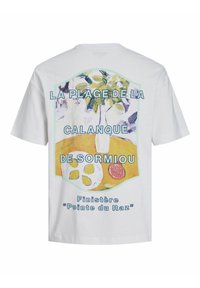 Jack & Jones RUNDHALS  - T-shirts print - bright white