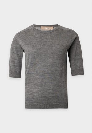 DAY Birger et Mikkelsen, CAROLINA DAILY - Lihtne T-särk - medium grey melange