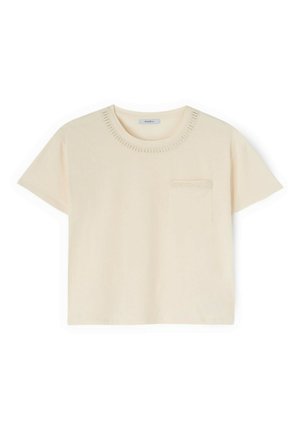 Motivi, T-SHIRT CON RICAMO DI PERLINE - T-shirt imprimé - rosa cipria