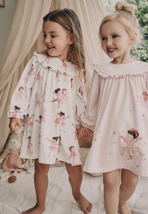 Next, 2 PACK - Nachtjapon - white/pink ballerina