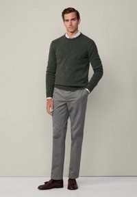 Hackett London CREW NECK - Vesta - forest night green