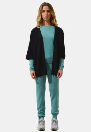 MENDIP OPEN 3/4 SLEEVES - Chaqueta de punto - black