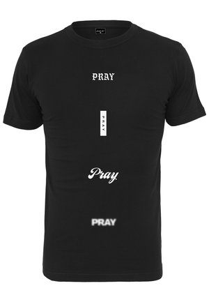 ALL PRAYS - Majica kratkih rukava s printom - black