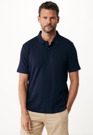 Cotton Polo Shirt - Poloshirt - navy