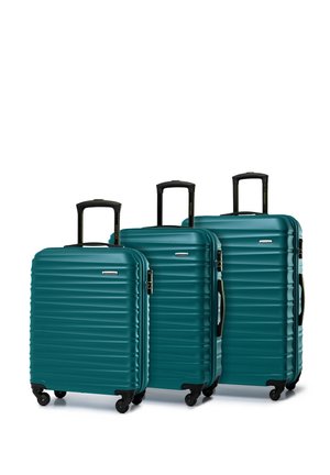 LUGGAGE SET FROM ABS - Trolley - green