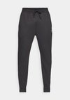 IDENTITY SMALL LOGO JOGGER - Tracksuit bottoms - black/white/vector red