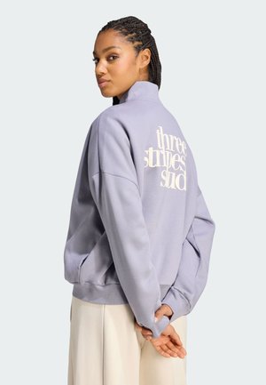 adidas Sportswear, 3 STRIPES STUDIO TRACKTOP - Sudadera con cremallera - slate
