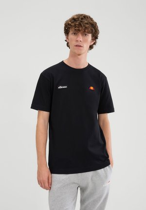 FLORAN TEE - Tricou cu imprimeu - black