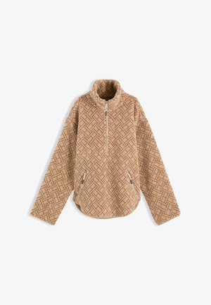 Tommy Hilfiger, HALF ZIP - Φλις μπουφάν - beige