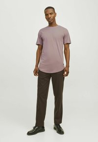 Jack & Jones JJENOA TEE CREW NECK - T-shirts basic - twilight mauve