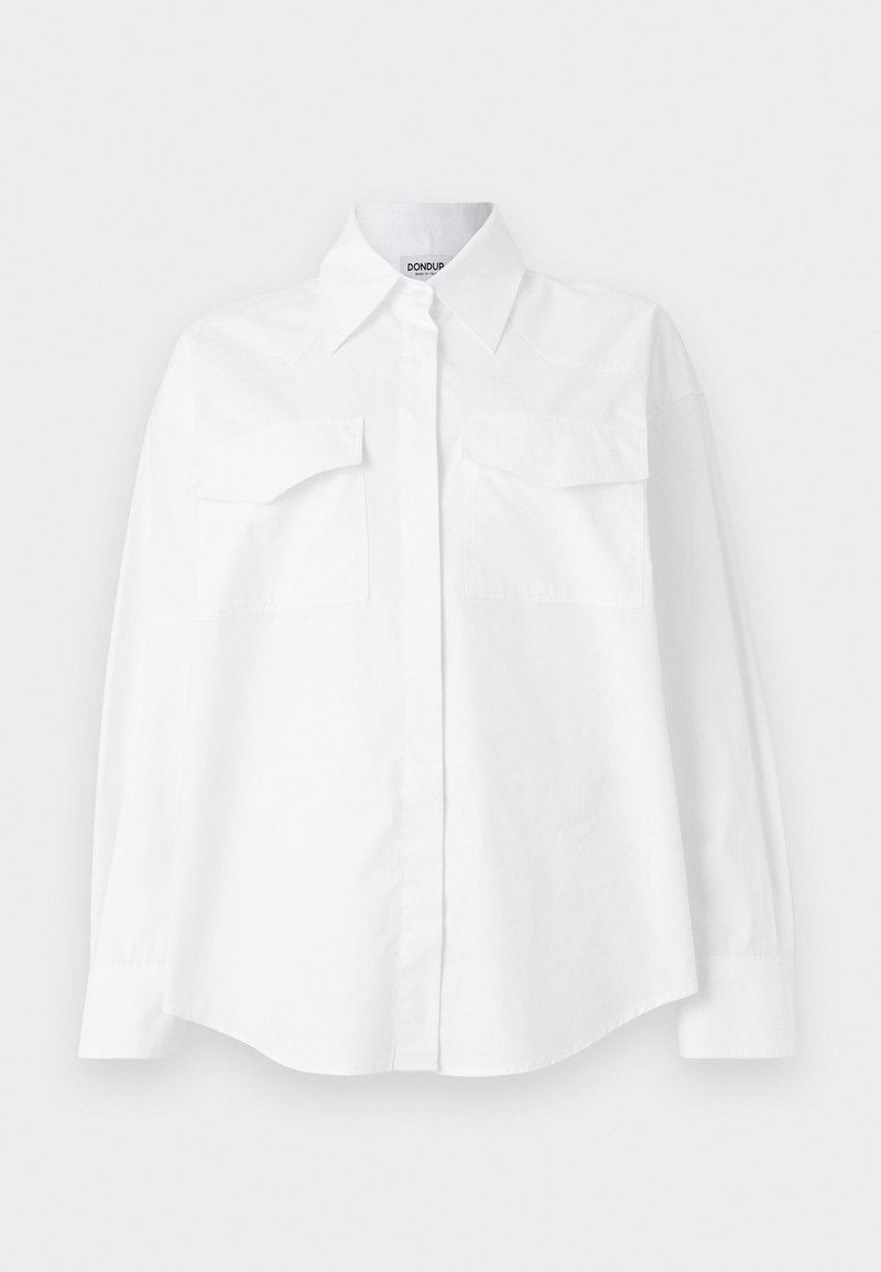 Dondup Overhemdblouse wit Dondup Overhemdblouse wit
