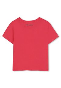 KARL LAGERFELD KIDS SHORT SLEEVES TEE - Print T-shirt - geranium