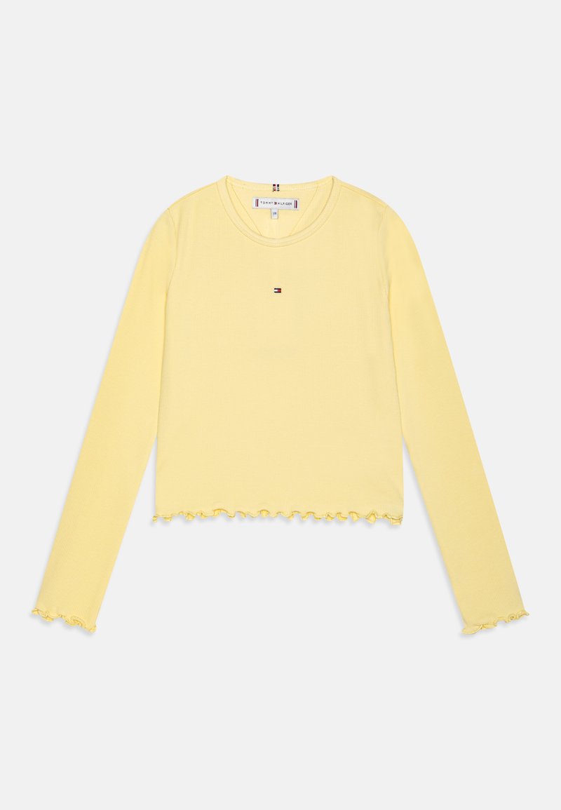 Tommy Hilfiger ESSENTIAL - Maglietta a manica lunga - lemon zest