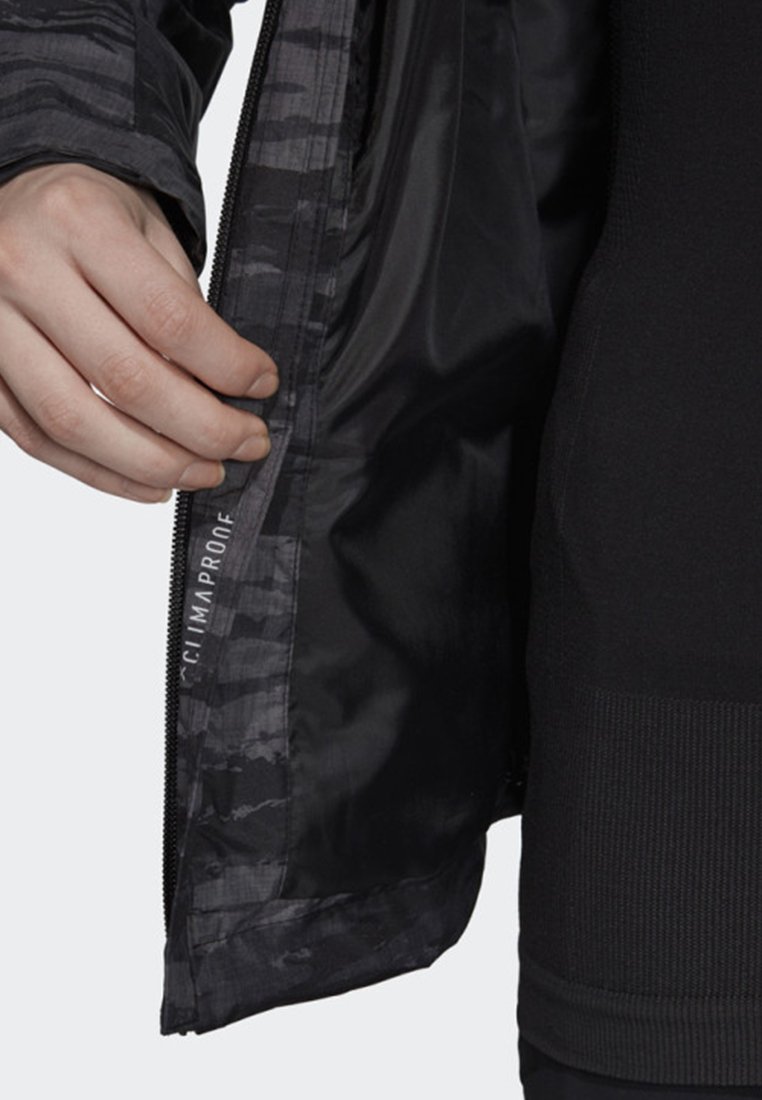 adidas camo rain jacket