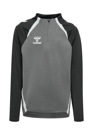 Langærmet T-shirt - steel gray asphalt