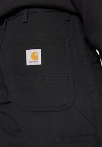 Carhartt WIP DOUBLE KNEE PANT - Broek - black rigid
