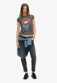 Superdry & Co ROCK GRAPHIC - T-shirts print - bison black