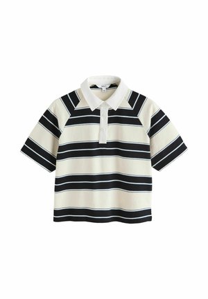 Next, Bluză polo - black/white stripe