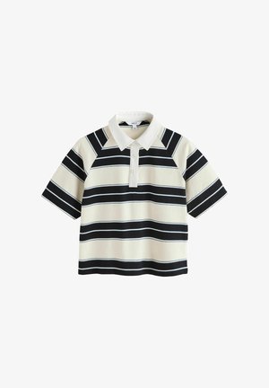 Next, Bluză polo - black/white stripe