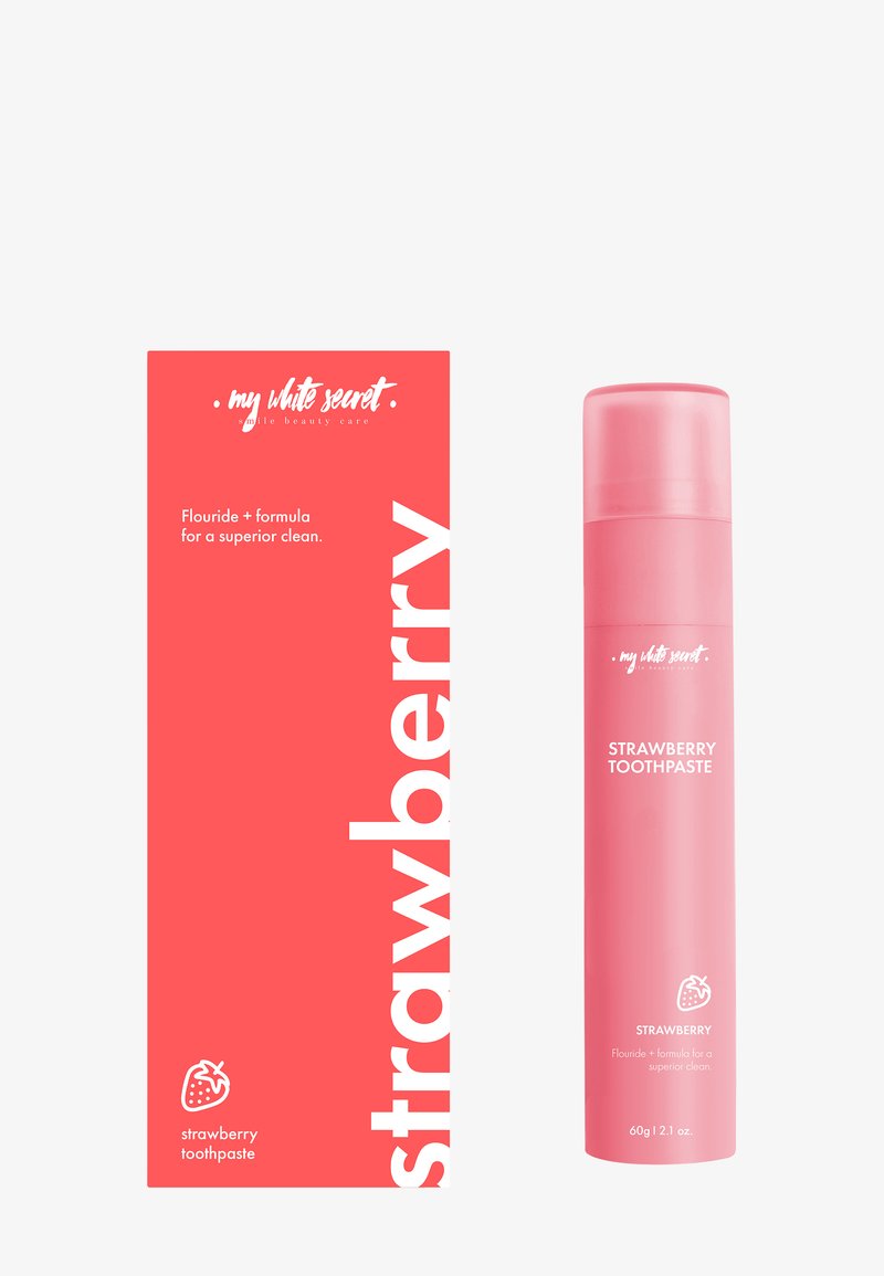 My White Secret - VEGAN FLAVOURED TOOTHPASTE - Zahnpflege - strawberry, Vergrößern