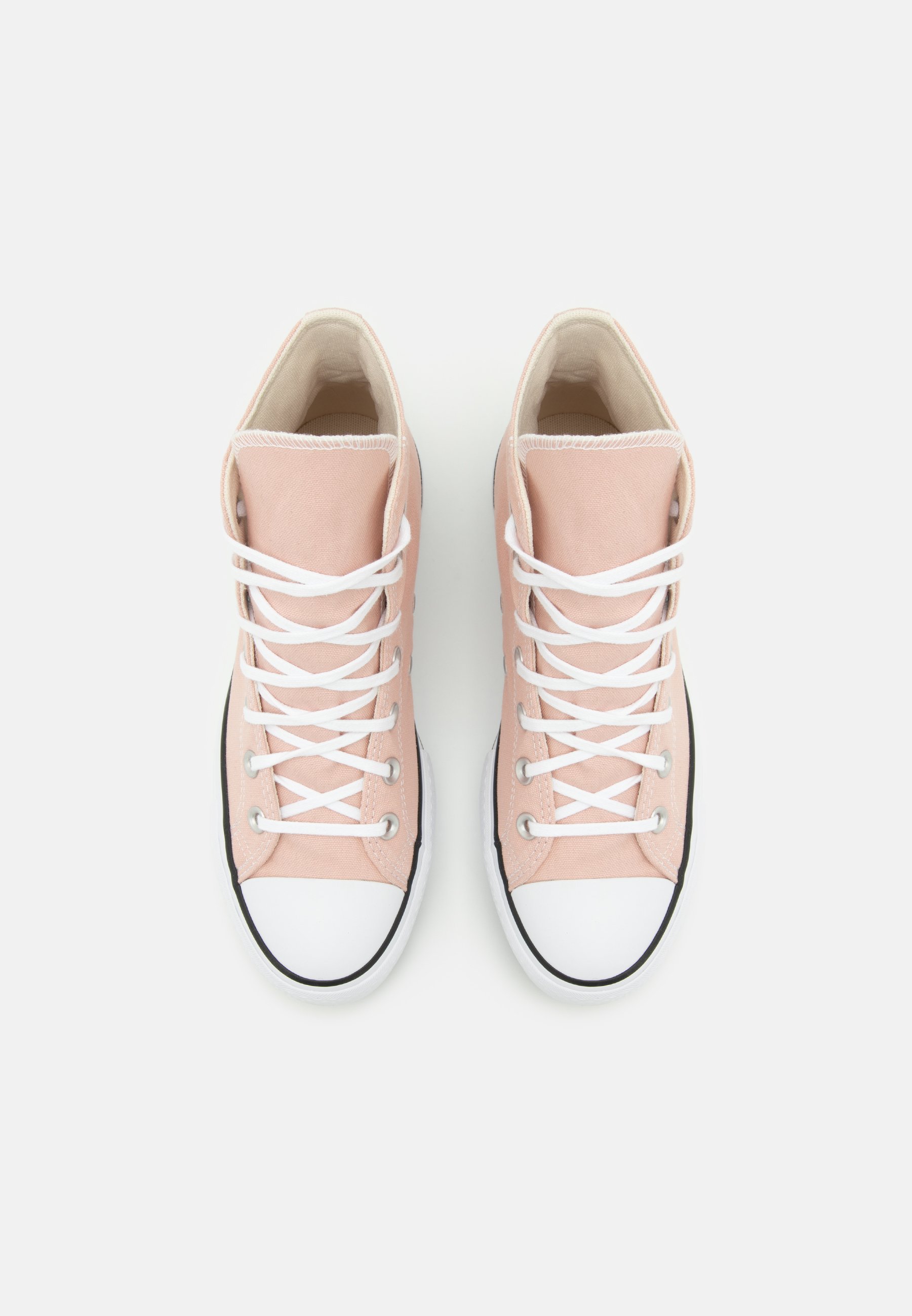converse chuck taylor hi lift platform white trainers