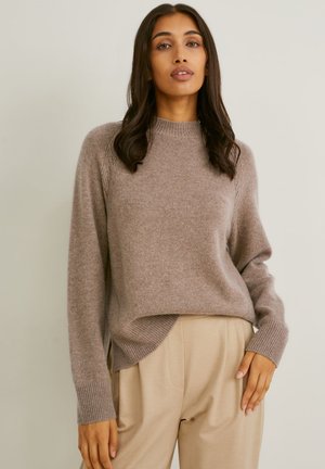 Jumper - brown melange