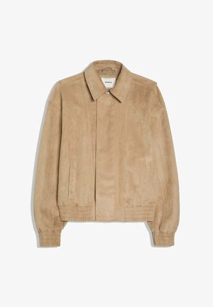 Bershka, Imitatieleren jas - white