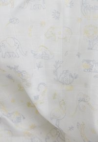 Stellou & friends BABY MULLTUCH-SET - Baby blanket - weiss-blau elefant