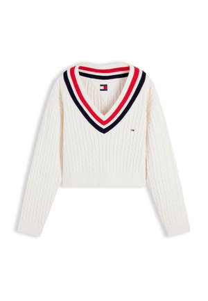 Tommy Jeans, Πουλόβερ - off white