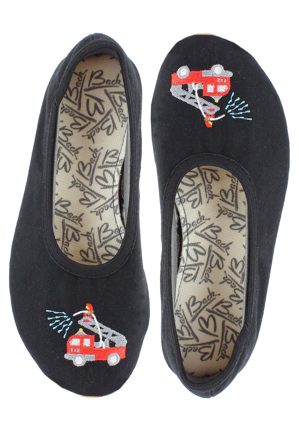 GYMNASTIK FEUERWEHR - Hausschuh - schwarz