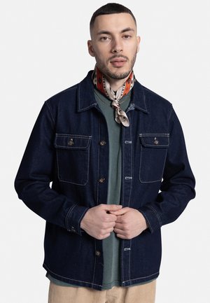 Redefined Rebel THOMAS OVERSHIRT BOXY FIT - Jeansjacke - raw denim