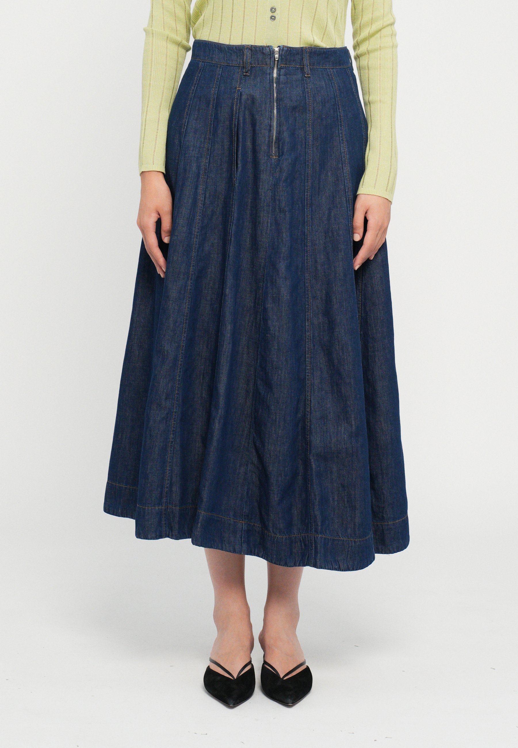 Pinko GREGORIANA GONNA - A-line skirt - lavaggio vintage