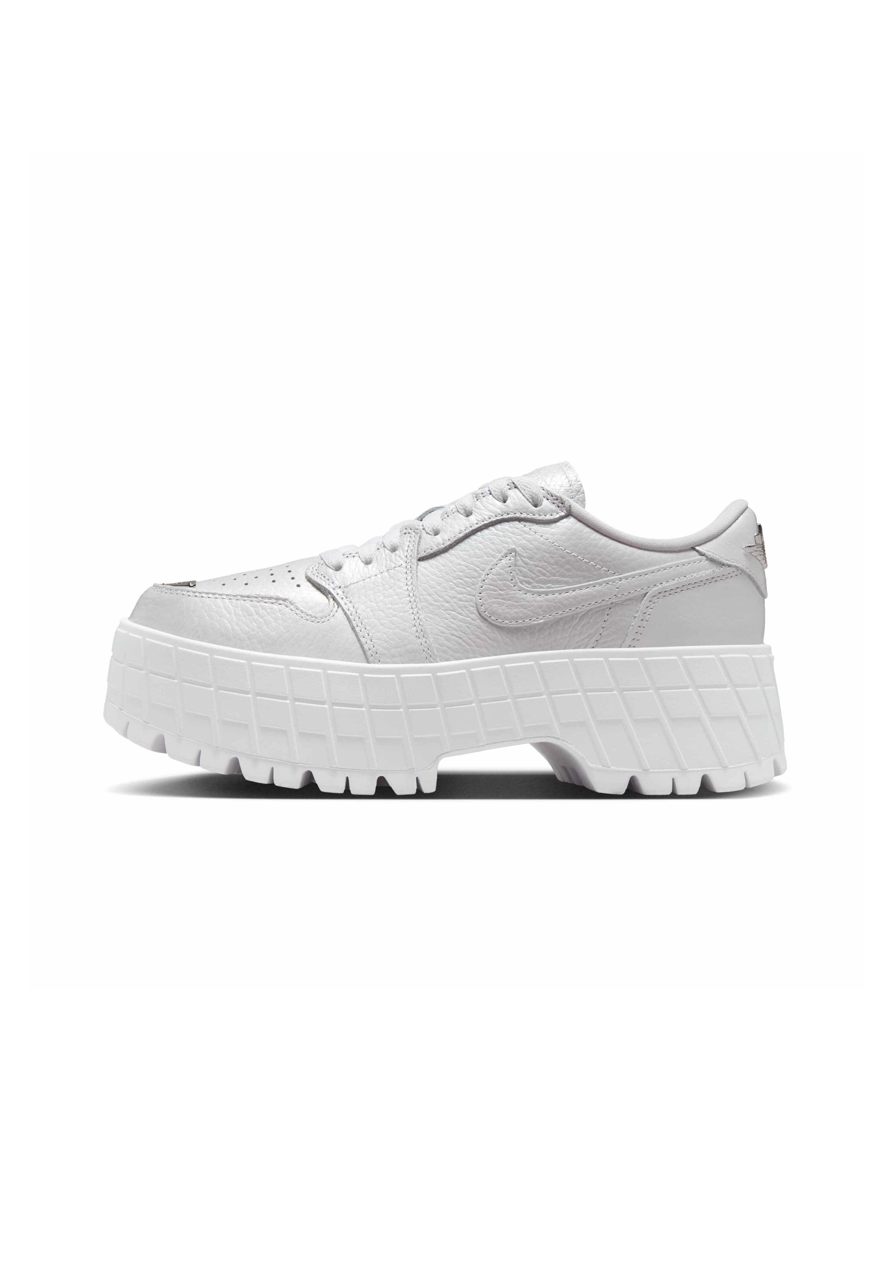 【NIKE】AIR JORDAN 1 BROOKLYN LOW llic Silver Jordan AIR JORDAN 1 BROOKLYN - Sneakersy niskie/biały