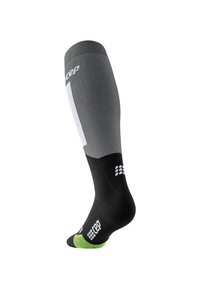 CEP KNEE HIGH SKIING THERMO KOMPRESSION - MADE IN GERMANY - Kniestrümpfe - grey black
