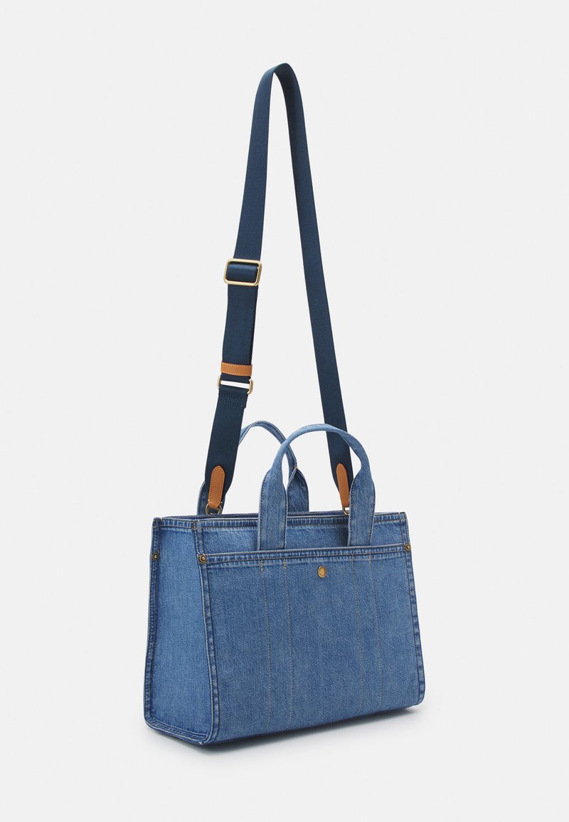 Coach Ergo Denim Blue Leather Demi Bag Coach Ergo Denim Blue  