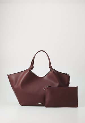 PAULA COMMUTER LARGE TOTE SET - Shoppingveske - aged wine